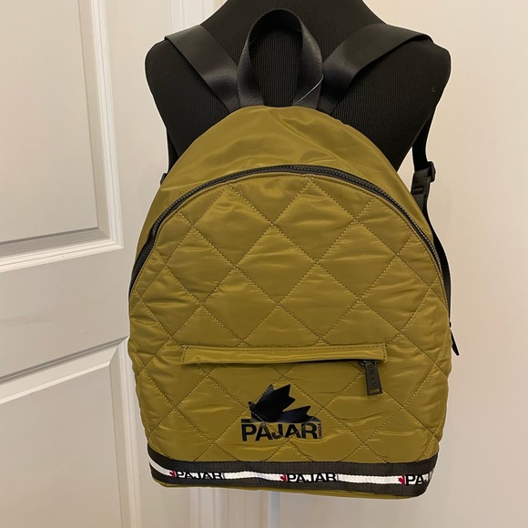 Pajar Bags Pajar 2 In Backpack Crossbody Bag Purse Quilted Green